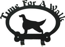 Dog Leash Hook - Irish Setter (Time for a Walk)