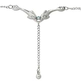 Double Dolphin Back Belly Chain Silver Plated Non-Piercing