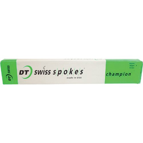 DT Swiss Champion 2.0 x 212mm Silver Spokes Box of 100 with Brass Nipples On Sale