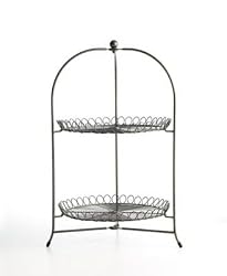 Martha Stewart Collection 2 tiered Wire Plate Stand