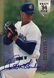 Chris McBride, Toronto Blue Jays, 1994 Stadium Club Draft Pick Autographed Card