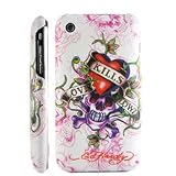Ed Hardy iPhone 3G/3GS Designer hard back case White Love Kills