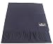 Apparel : Bruno Piattelli Navy Designer Unisex Wool Scarf Scarves
