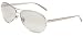 DKNY Women's 0DY5061 Aviator Sunglasses,Matte Silver Frame/Silver Lens,58 mm