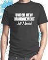 Just Married Under New Management Mens T-shirt by Dead Fresh