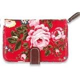 キャスキッドソン/Cath Kidston　ジッパー財布　Folded zip wallet[並行輸入品] (2.Trellis Rose Red)