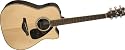 Yamaha FGX730SC Solid Top Acoustic-Electric Guitar, Brown Sunburst