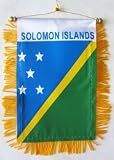 Solomon Islands - Window Hanging Flags