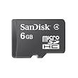 6GB MicroSDHC Card with SD Adapter (Bulk Package)