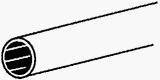 1 x 36, Round Aluminum Tube