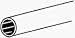 1 x 36, Round Aluminum Tube