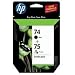 HP 74/75 Ink Cartridge in Retail Packaging, Combo Pack