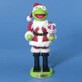 11 WOODEN KERMIT NUTCRACKER.
