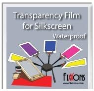 Waterproof Transparency Film For Silk Screen 8.5" x 11" Sample Pack (10 Sheets)