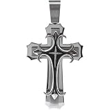 Inox Jewelry 316L Stainless Steel Celtic Cross Pendant