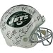 1969 Jets Team Signed NFL Throwback Helmet Signed in Black