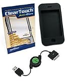 Apple iPhone FlexiSkin Starter Kit (ClearTouch Anti-Glare, USB (White), Smoke Grey)
