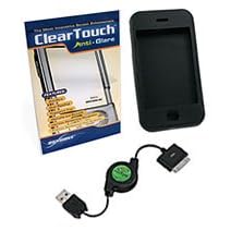 Apple iPhone FlexiSkin Starter Kit (ClearTouch Crystal, Smoke Grey)