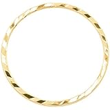 Beadalon Gold Plated Diamond Cut Links 30mm Round (10 Pcs)