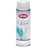 Krylon 9040 Frosted Glass Finish Glass Paints Aerosol, 6-Ounce, White Finish