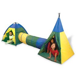Childrens Toyshop  Toys : Blue Hat Adventure Pop-Up Play Tent
