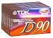 TDK 90-Minute Audio Tapes (6-Pack) (D90S6F)