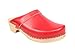 Lotta From Stockholm Swedish Clogs : Classic Clog in Red Leather