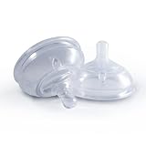 Comotomo Natural Bottle Teat, Clear, 6 Months Image