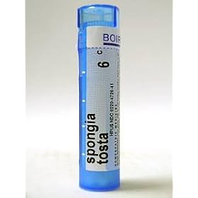 Click here to buy Boiron Spongia Tosta 6c - 80 Pellets by Boiron.