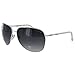 Kenneth Cole Reaction Semi Rimless Style Aviator Sunglasses