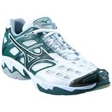 Mizuno Wave Lightning 3 - Women's ( sz. 10.0, White/Forest Green )