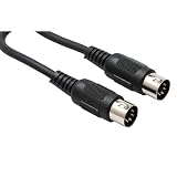 Hosa MID320BK Standard MIDI Cable 20 Foot Black