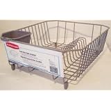 Rubbermaid Twin Sink Dish Drainer in Latte