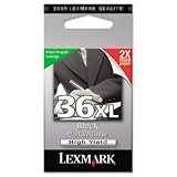 Lexmark # 36 XL High Yield Black Print Cartridge (18C2170)