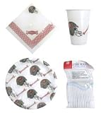 Tampa Bay Buccaneers 96 Piece Plastic Dinnerware Set by Duck House Sports