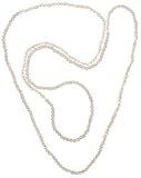 4mm Rose Quartz Long Bead Necklace, 50"