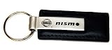 Nissan Nismo Black Leather Official Licensed Keychain Key Fob Ring