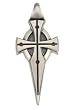 BICO AUSTRALIA JEWELRY (BCR7) AMIS - FAITHFUL COMRADERY - Comes with a Generic 18 inch (to 20in) Adjustable 4mm Black Rubber Necklace.