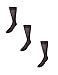 Windsor Collection Mens Silk Mid Calf Dress Socks (Pack of 3)