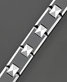 Men's Tungsten & Ceramic Bracelet