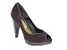 Buffalo 7477-286 Damen Plateau Peeptoe Wildleder