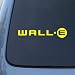 WALL-E LOGO - Disney - Vinyl Car Decal Sticker #1759 | Vinyl Color: Yellow