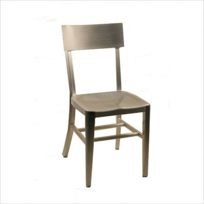 Alston AC383 Melanie Brushed Aluminum Chair