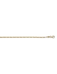14KT Yellow Anchor 2.7mm Bracelets Length = 7.25