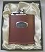 Monarch Tan 6oz Captive Top Traditional British Handmade Hip Flask