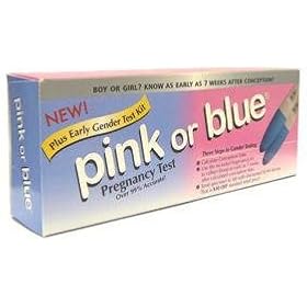 Pink or Blue Pregnancy Test with Early Gender Test Collection Kit 2 ea