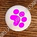 DOGS CANINE FUCHSIA PAW PRINT DOG DRAWER PULLS KNOBS DOGS CANINE FUCHSIA PAW PRINT DOG DRAWER PULLS KNOBS