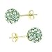 9Ct Yellow Gold 7.5mm Ball Studs With 