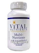 Multi-Nutrients w/ Iron & Iodine 180 by Vital Nutrients