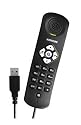 Audioline Compact-S Leistungsstarkes VoIP-Telefon mit USB-Kabel und Voicemail-Funktion